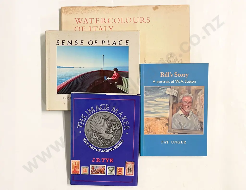 Four Volumes Relating to NZ Art & Photography Image 1++