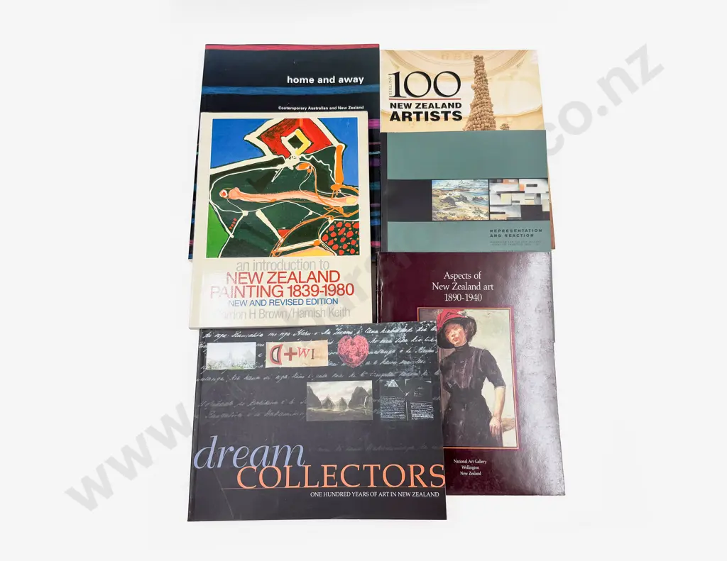Six Volumes Relating to NZ Art Image 1++