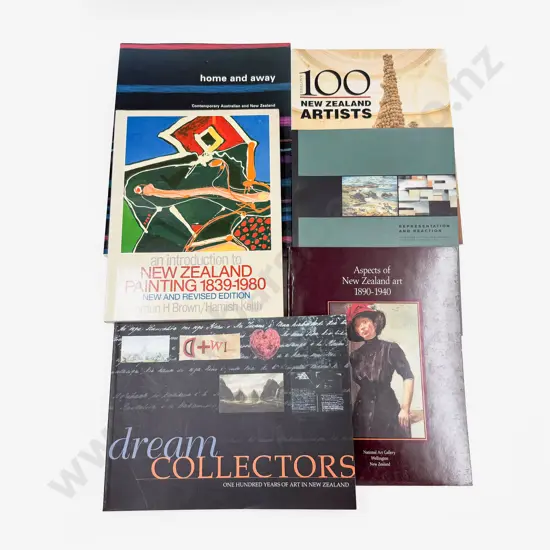 Six Volumes Relating to NZ Art