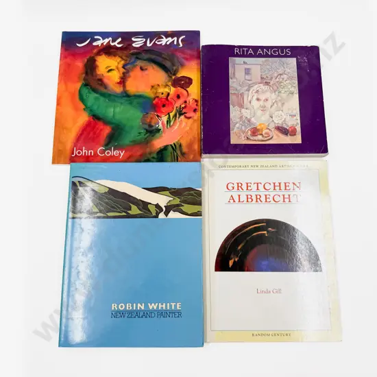 Four Volumes Relating to NZ Art