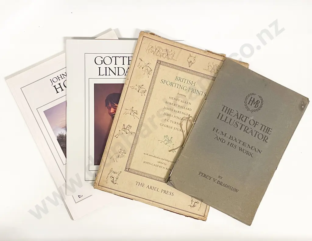 Two Vintage Folios of Prints & Three Others Image 1++