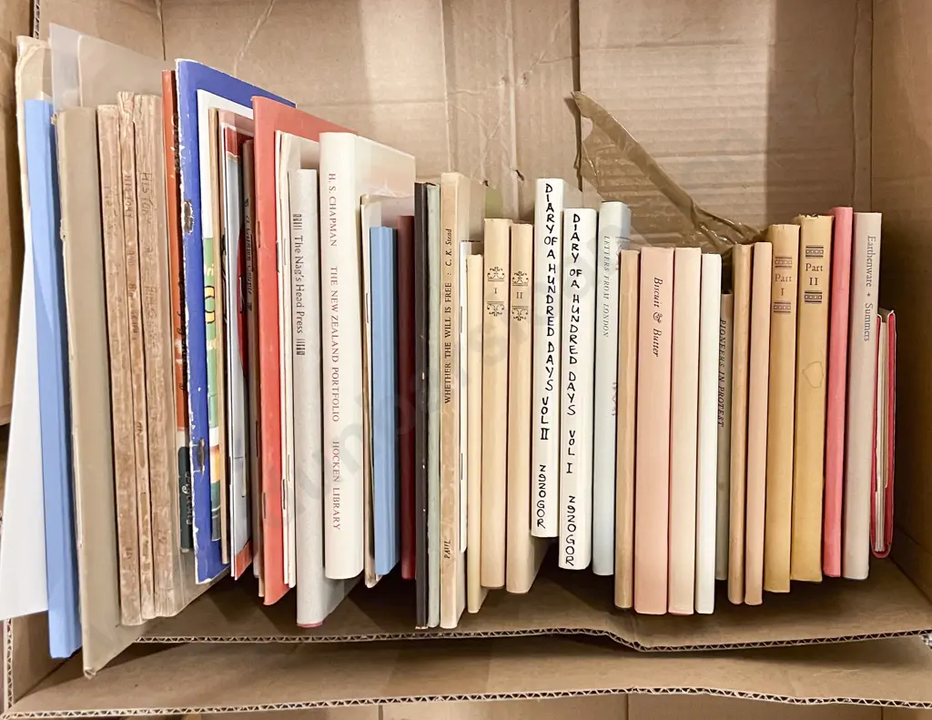 Box Quantity Assorted NZ Literature Publications Image 1++