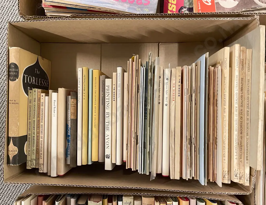 Box Quantity Assorted NZ Literature Publications Image 1++