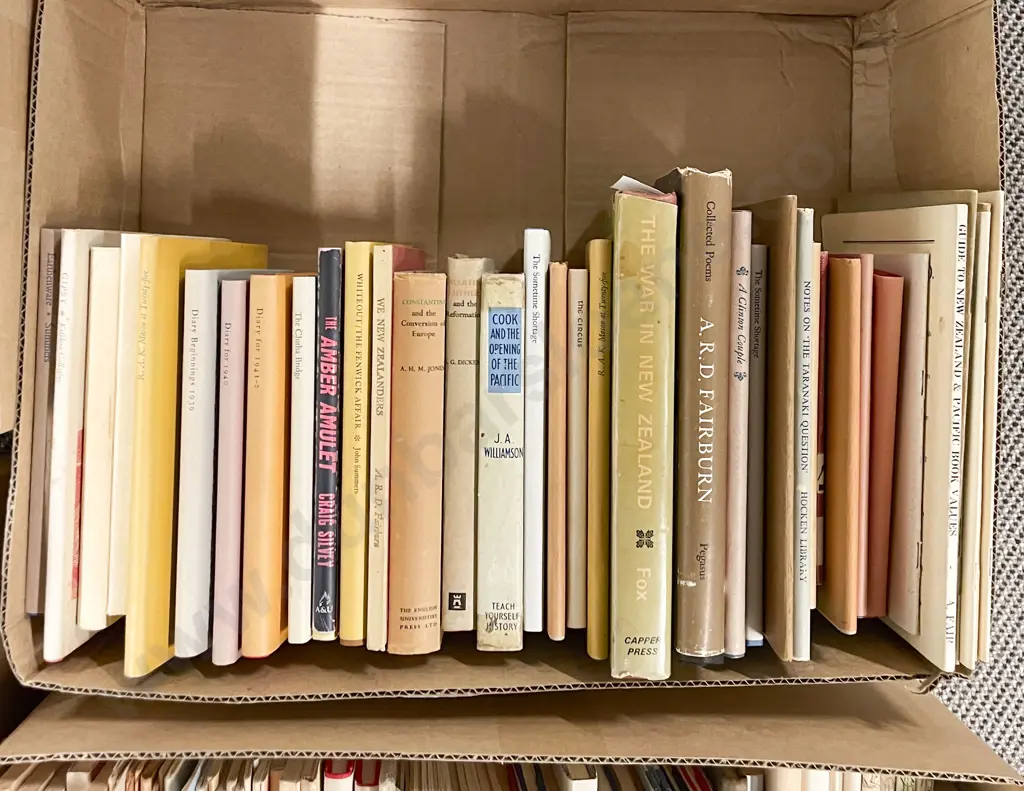 Box Quantity Assorted NZ Literature Publications Image 1++