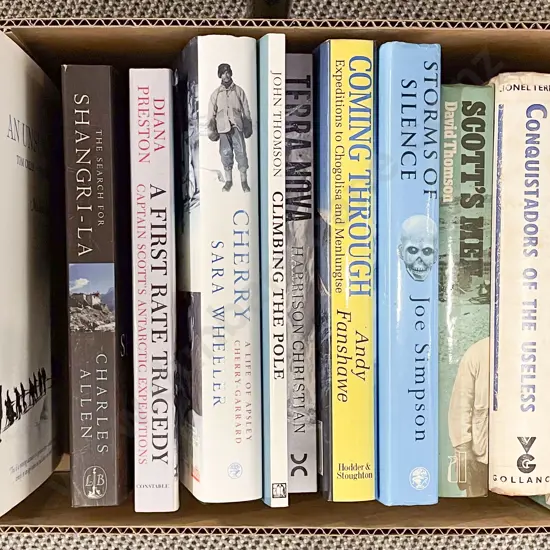 Box Quantity of Assorted NZ Mountaineering Books