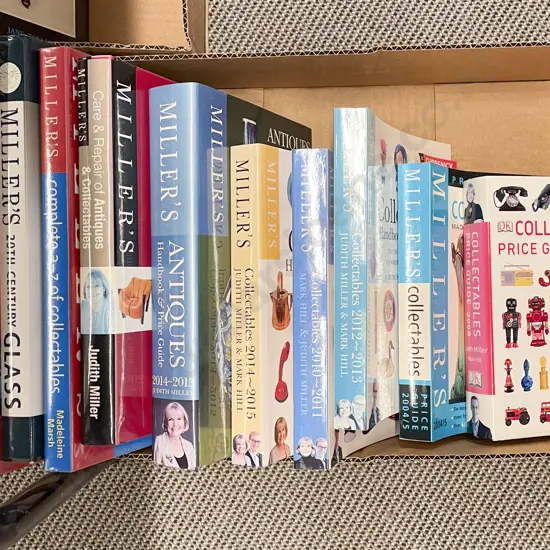 Box Quantity Assorted Miller's Antiques & Collectables Guides
