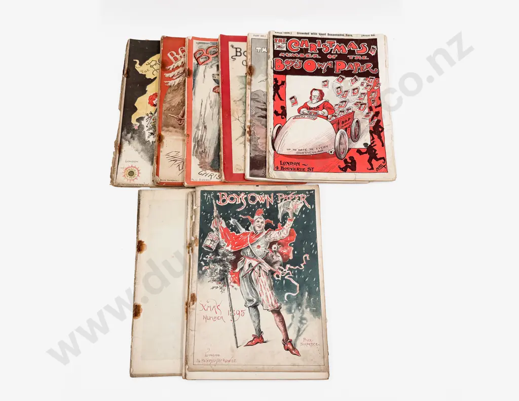 Nine Victorian Editions of Boys Own Paper Image 1++