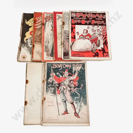Nine Victorian Editions of Boys Own Paper