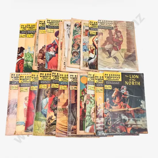 22 Editions of Classics Illustrated