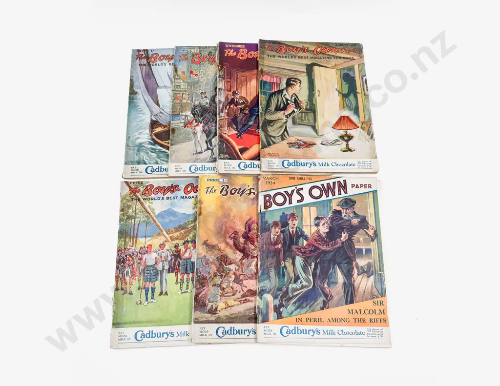 Seven Vintage Editions of Boy's Own Paper Image 1++