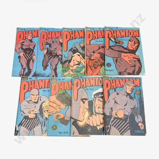 Nine Vintage Editions of The Phantom