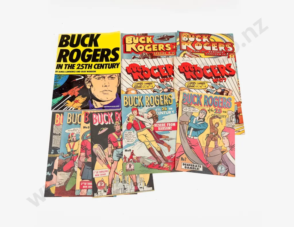 Nine Vintage Editions of Buck Rogers of the 25th Century Image 1++