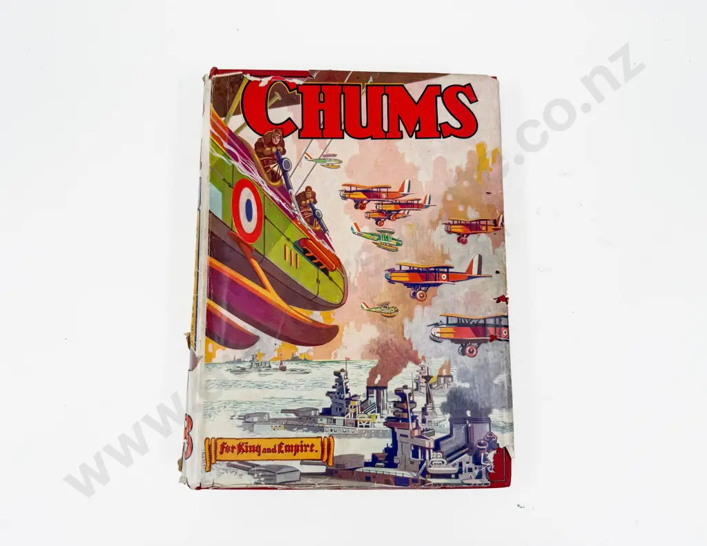 1938 Chums Annual with Dust Wrapper Image 1++