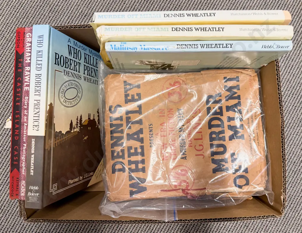 Collection Dennis Wheatley Murder Mystery Puzzle Books Image 1++