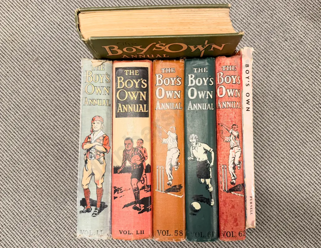 Seven Boys Own Annuals C1930s & 1940s Image 1++