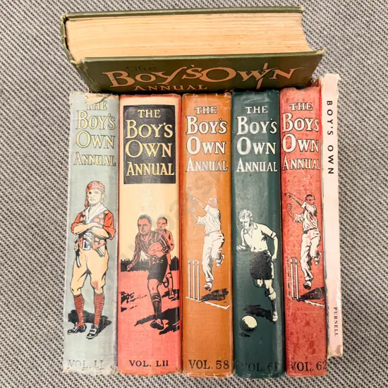Seven Boys Own Annuals C1930s & 1940s