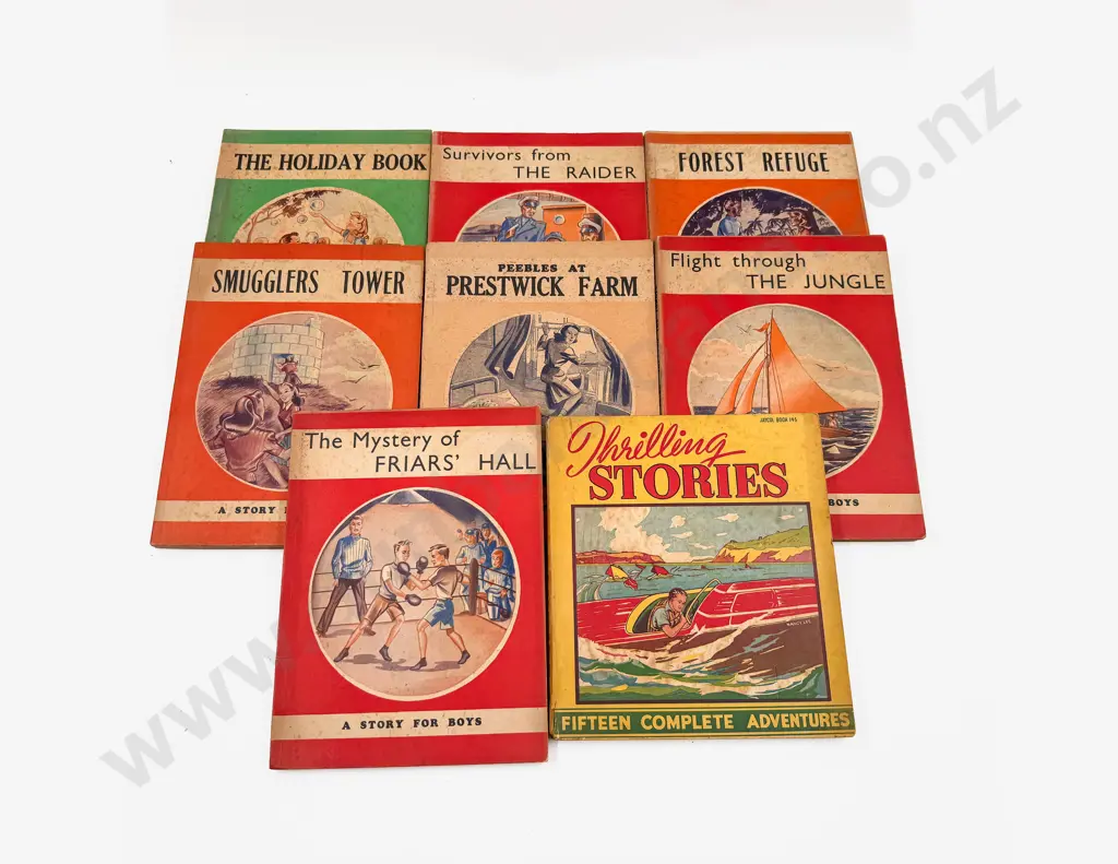 Seven NZ Reed Publication Stories For Boys & Other Image 1++