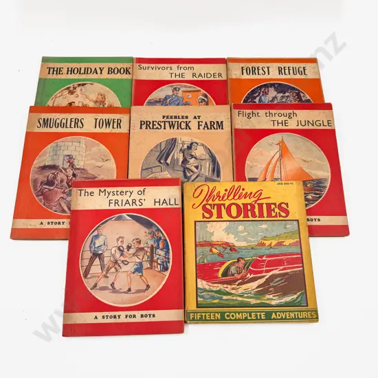 Seven NZ Reed Publication Stories For Boys & Other