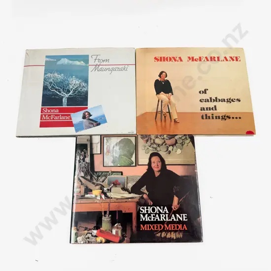 Three Art Volumes by Shona McFarlane