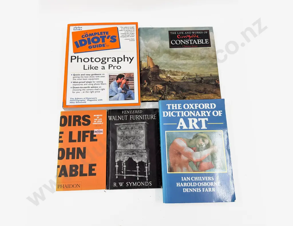 Five Art Related Reference Volumes Image 1++