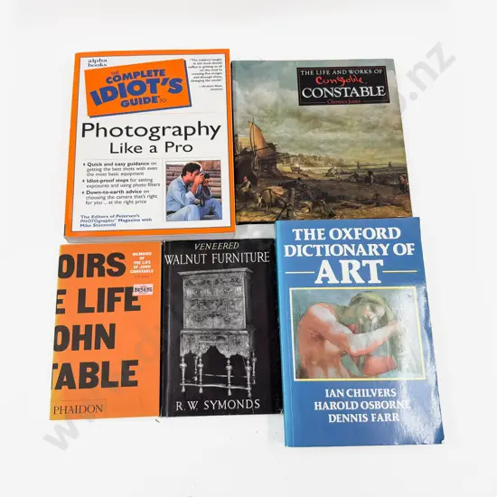Five Art Related Reference Volumes