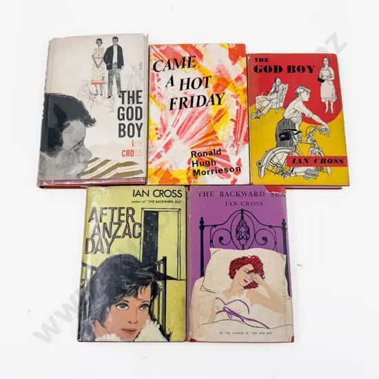 Five NZ First Edition Fiction Volumes