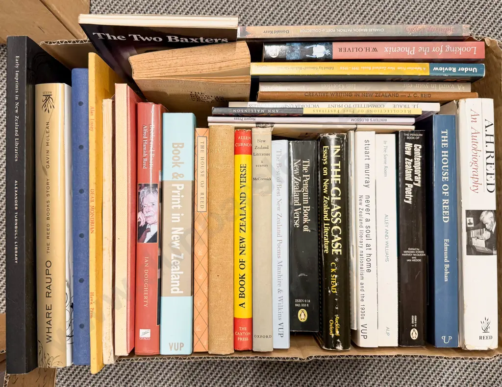 Box Quantity Assorted NZ Publishing & Book Related Non-Fiction Image 1++