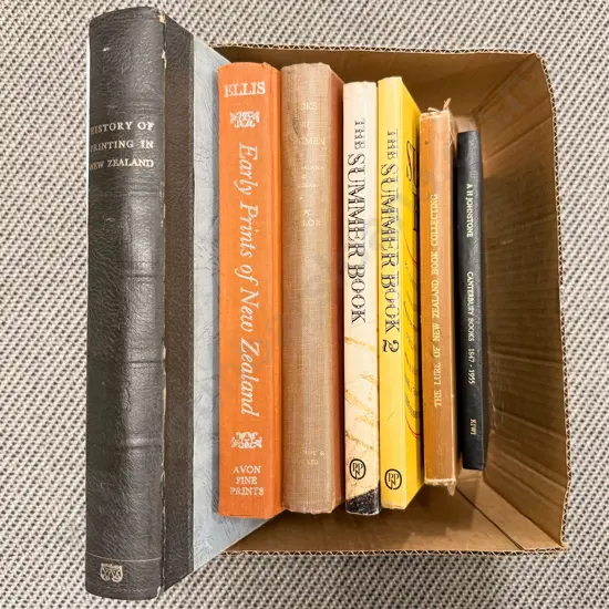 Box Quantity Assorted NZ Publishing & Book Related Non-Fiction