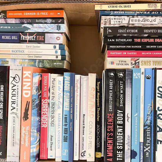 Box Quantity Assorted NZ Fiction