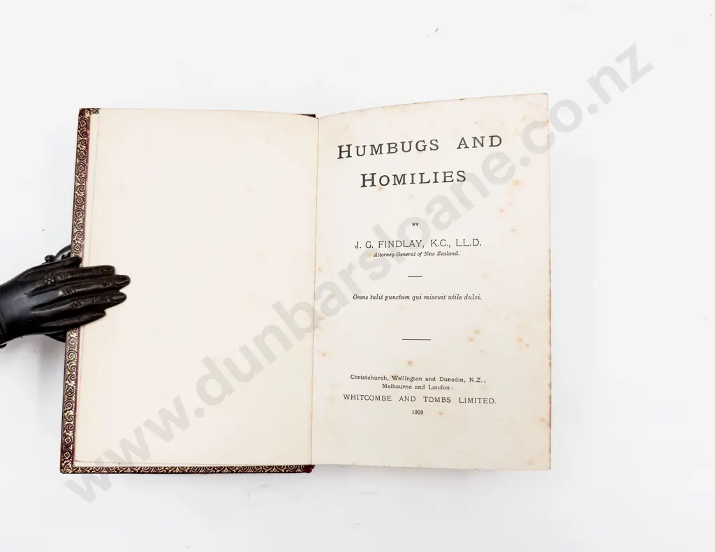 J G Findlay - Humbugs & Homilies Image 1++