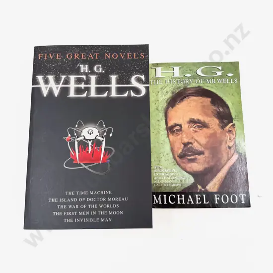 H G Wells - Five Great Novels & Biography