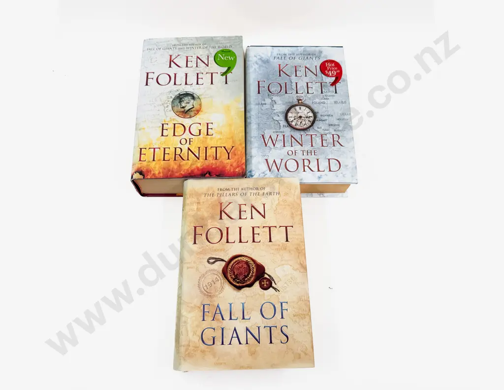 Three Hardback Editions By John Follett Image 1++