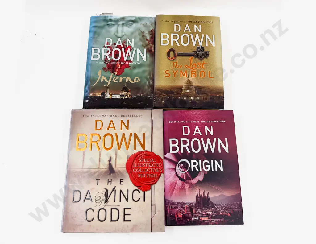Four Hardback Editions By Dan Brown Image 1++