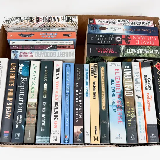 Box Assorted Contemporary Crime Fiction