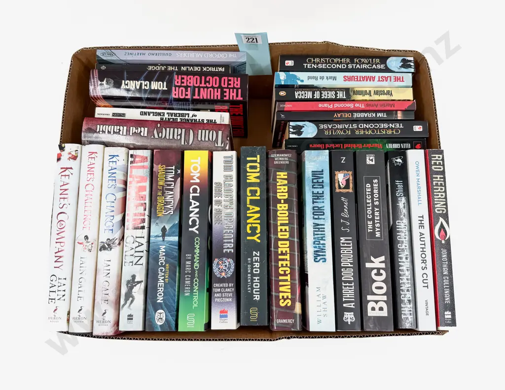 Box Assorted Contemporary Crime Fiction Image 1++