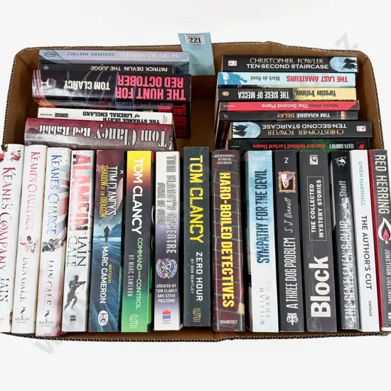 Box Assorted Contemporary Crime Fiction