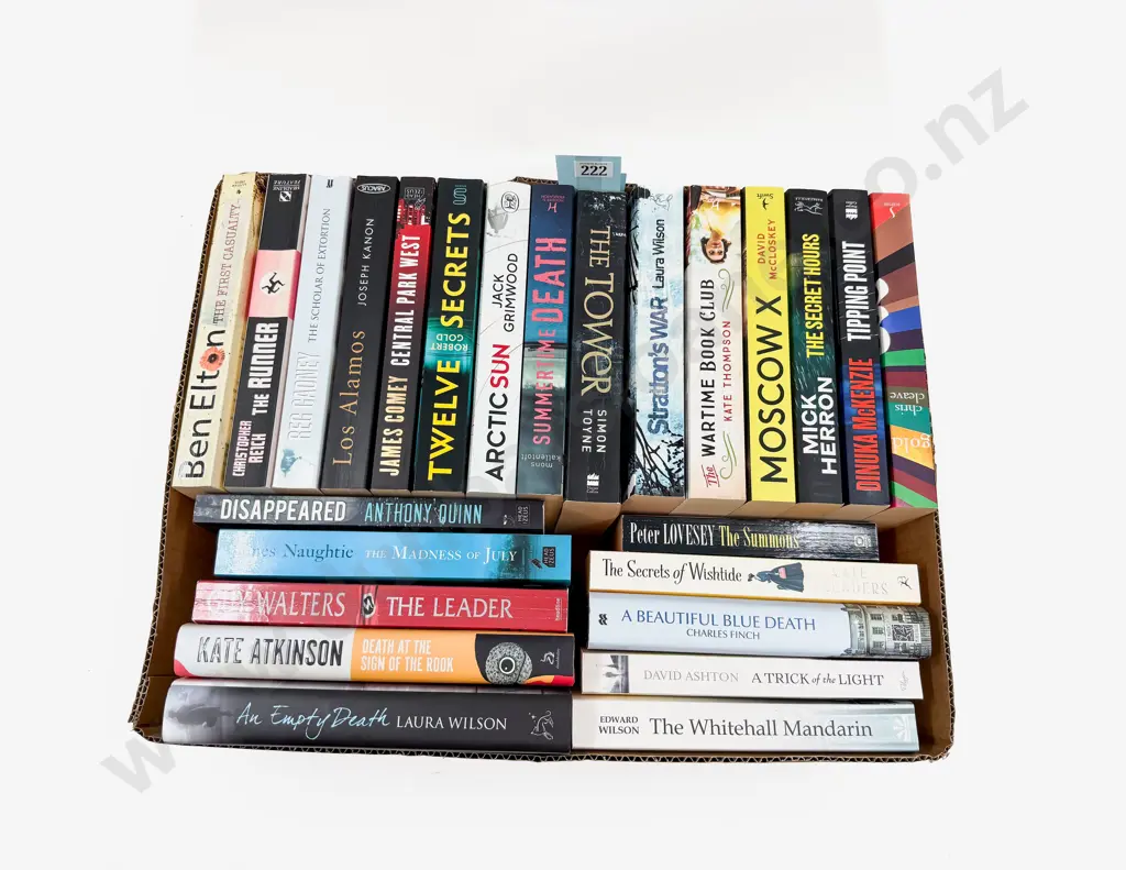 Box Assorted Contemporary Crime Fiction Image 1++