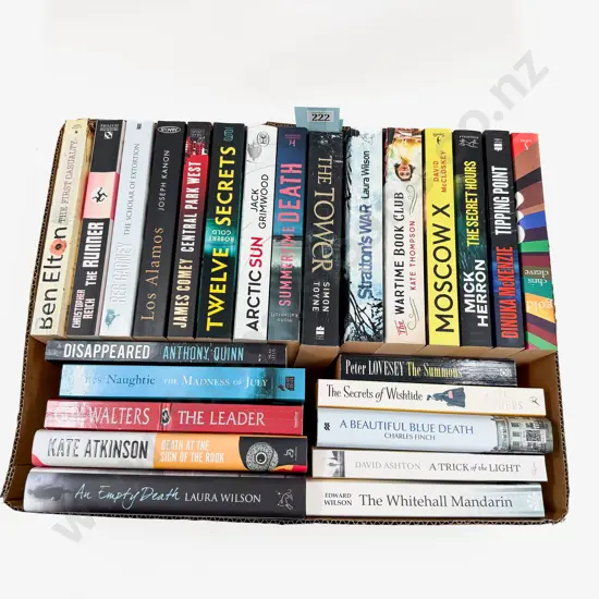 Box Assorted Contemporary Crime Fiction