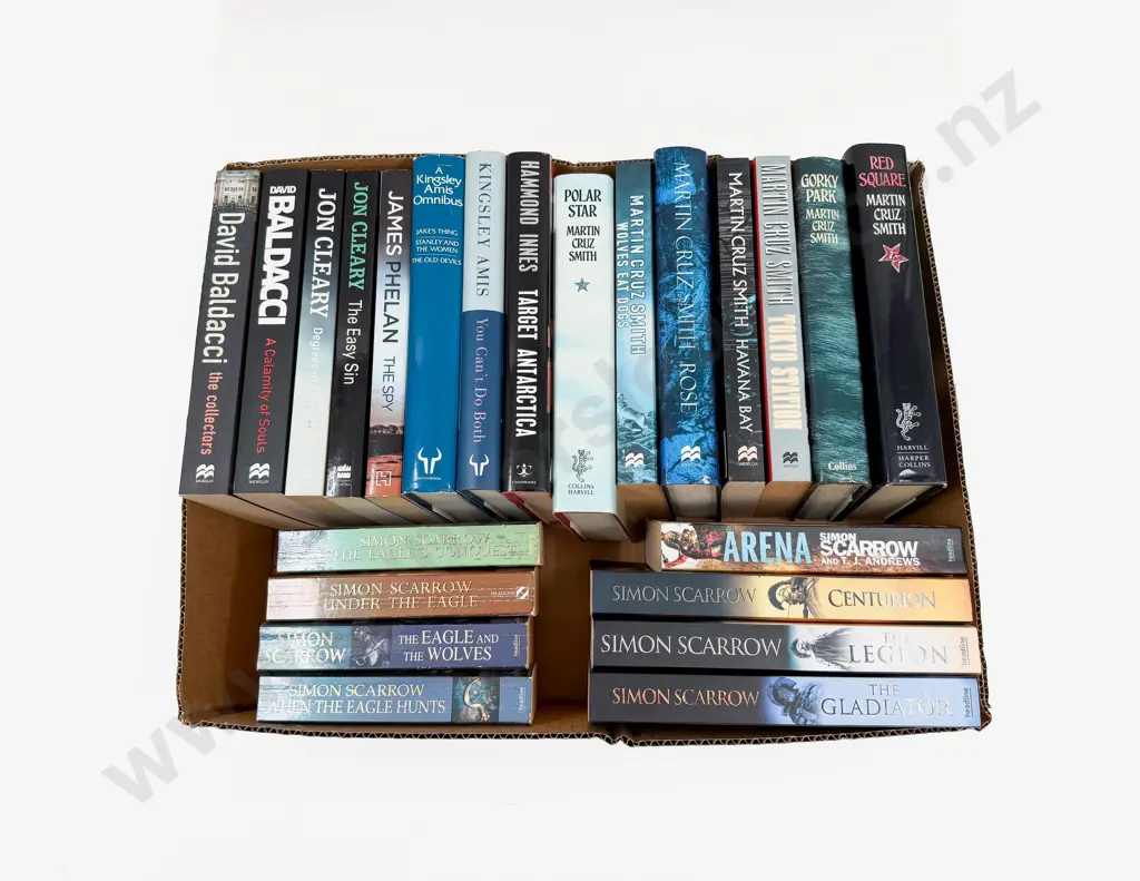 Box Assorted Contemporary Crime Fiction Image 1++