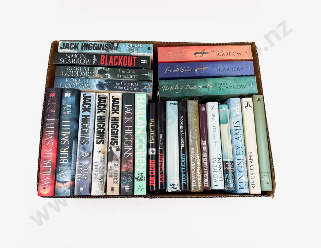 Box Assorted Contemporary Crime Fiction Image 1++
