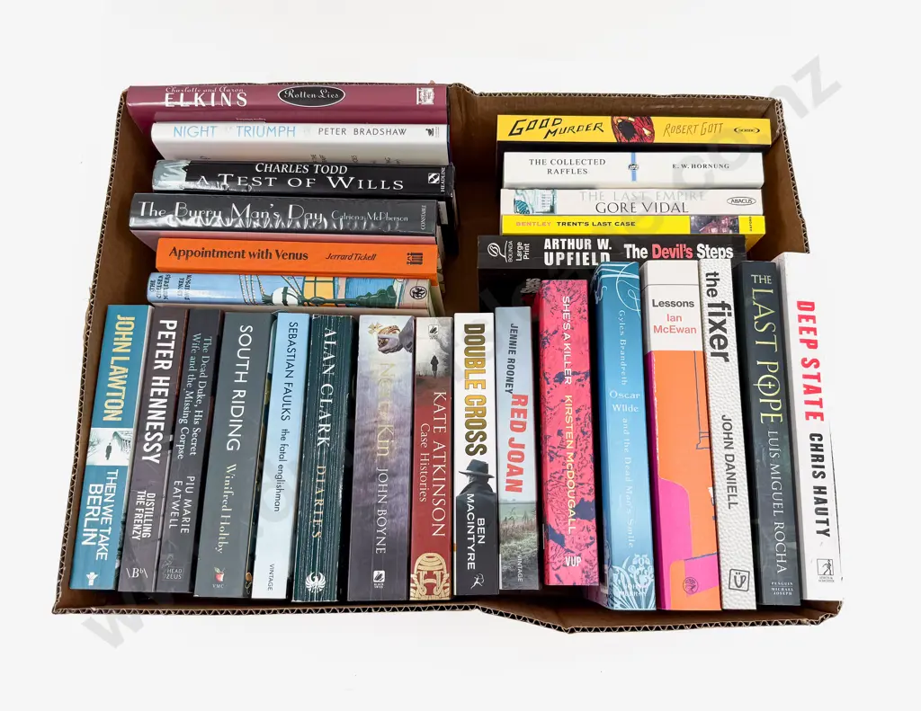 Box Assorted Contemporary Crime Fiction Image 1++