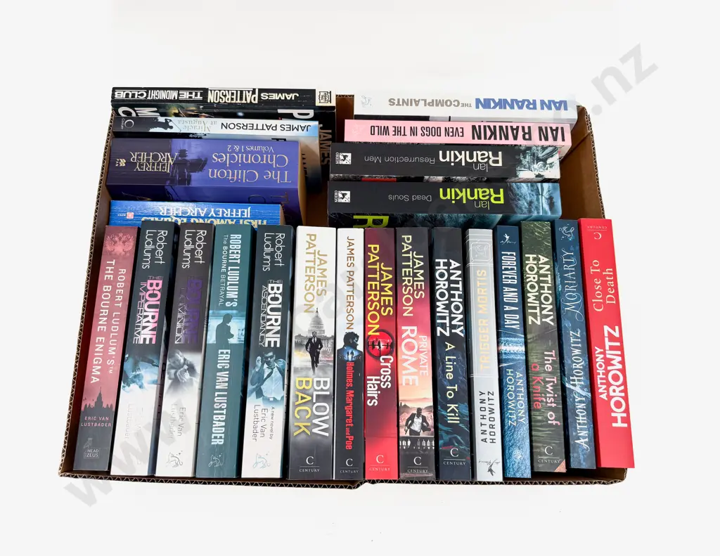 Box Assorted Contemporary Crime Fiction Image 1++