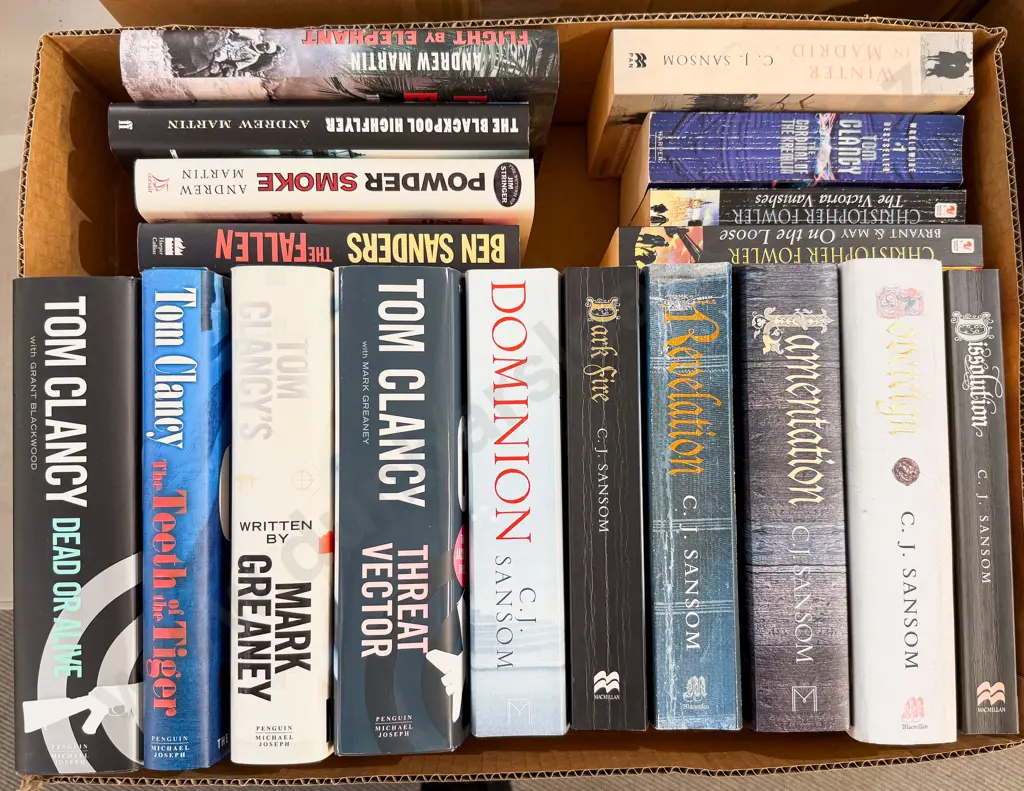 Box Assorted Contemporary Crime Fiction Image 1++