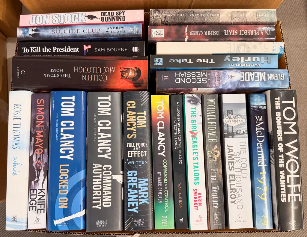 Box Assorted Contemporary Crime Fiction Image 1++