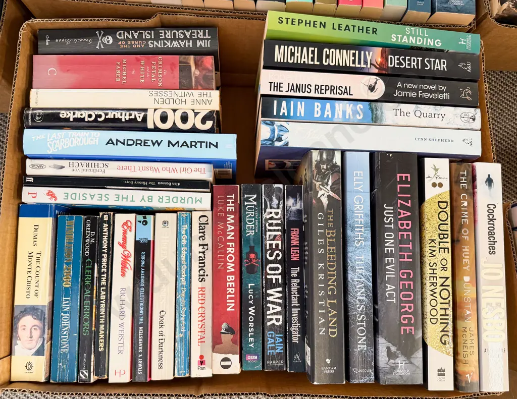 Box Assorted Contemporary Crime Fiction Image 1++