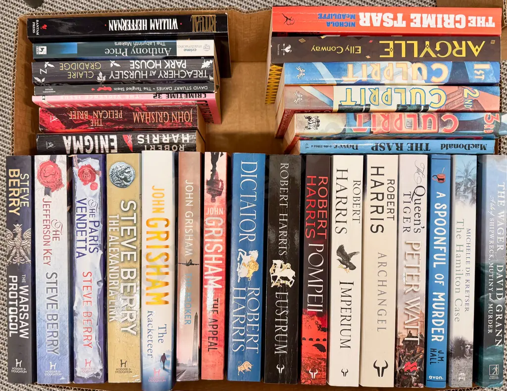 Box Assorted Contemporary Crime Fiction Image 1++