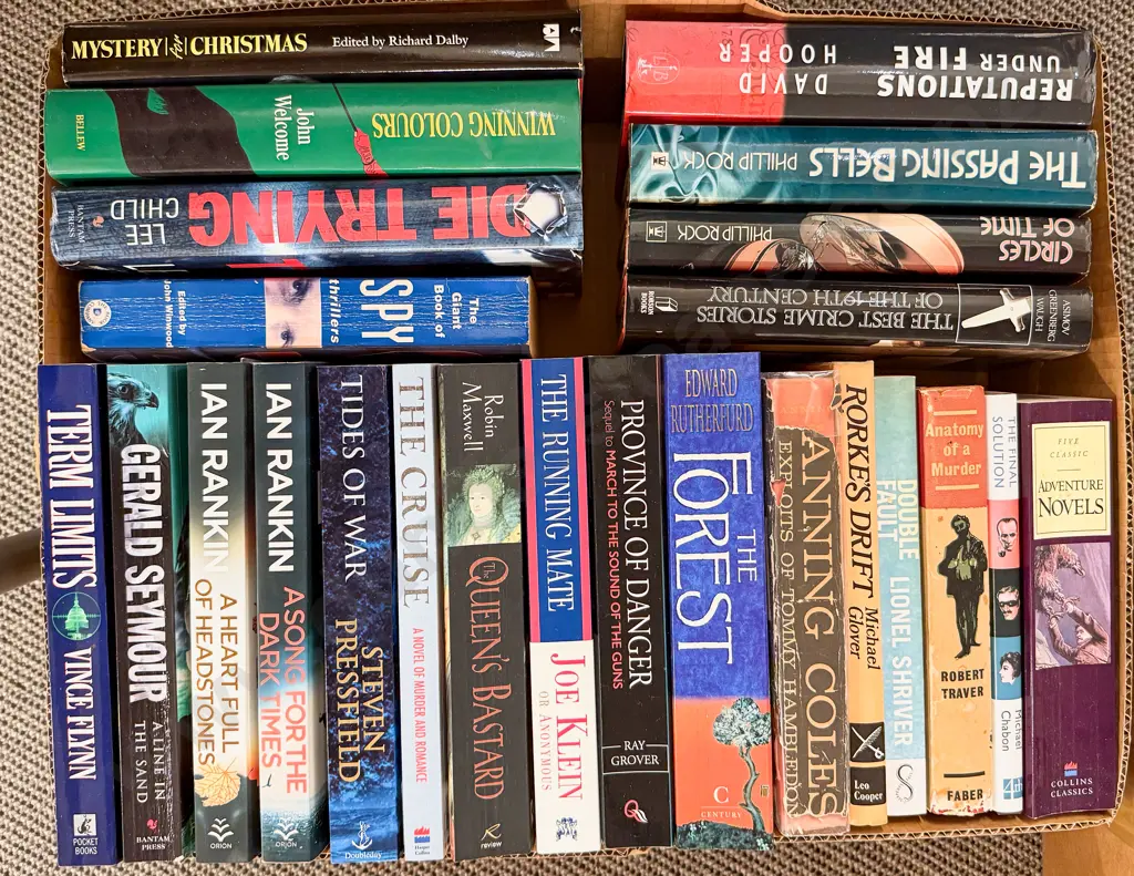 Box Assorted Contemporary Crime Fiction Image 1++