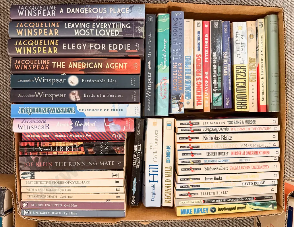 Box Assorted Contemporary Crime Fiction Image 1++