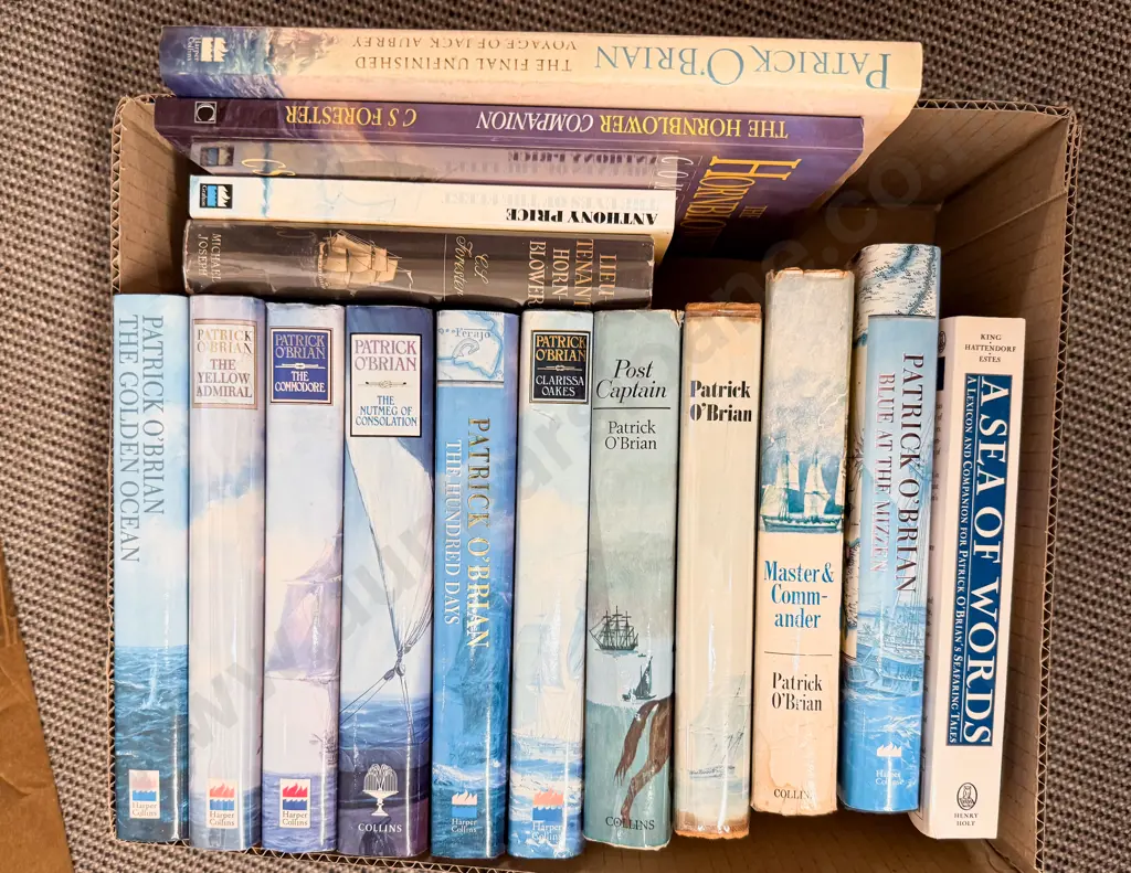Box Assorted Patrick O'Brian Novels Image 1++