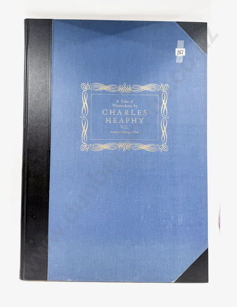 Anthony Murray Oliver Avon Fine Prints Publication - Watercolours By Charles Heaphy Ed 202 Image 1++